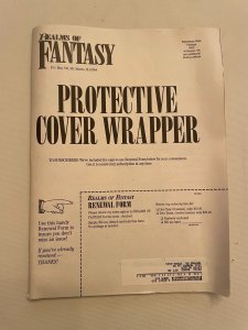 Realms Of Fantasy Magazine WITH Protective Cover RARE June 1998 Tarzan 1 J260
