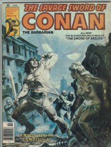 The Savage Sword of Conan #58 John Buscema GD+