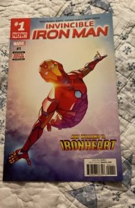 Invincible Iron Man #1 (2017)1st iron heart solo series