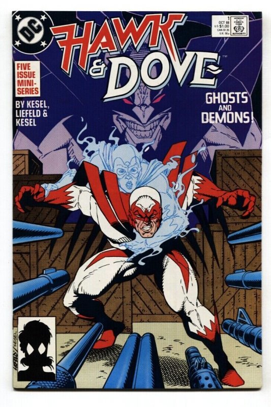Hawk and Dove #1 1988 1st appearance of Dove (Dawn Grainger) NM-