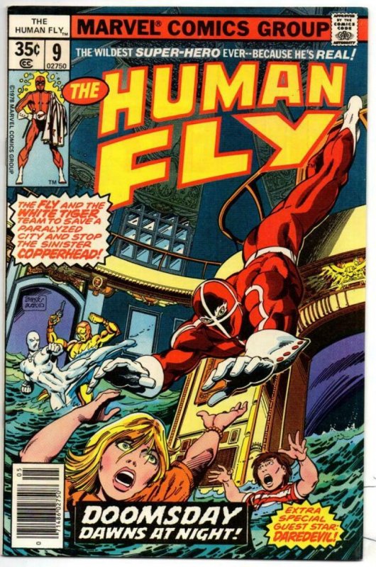 HUMAN FLY #9, VF/NM, DareDevil, 1977 1978, Bronze age, more Marvel in store