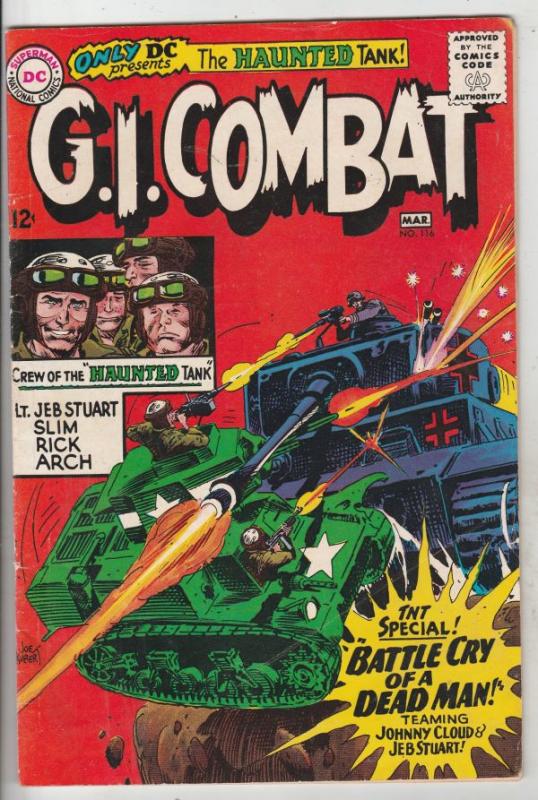 G.I. Combat #116 (Mar-66) FN+ Mid-High-Grade The Haunted Tank