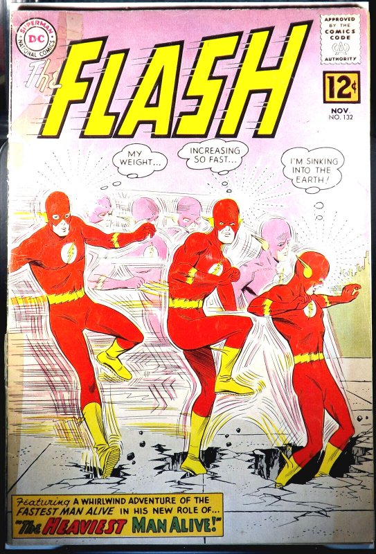 FLASH #132 GD/VG 1962 Silver Age DC Comics DCU 