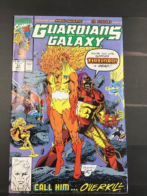 Guardians of the Galaxy #12 Direct Edition (1991) ZS