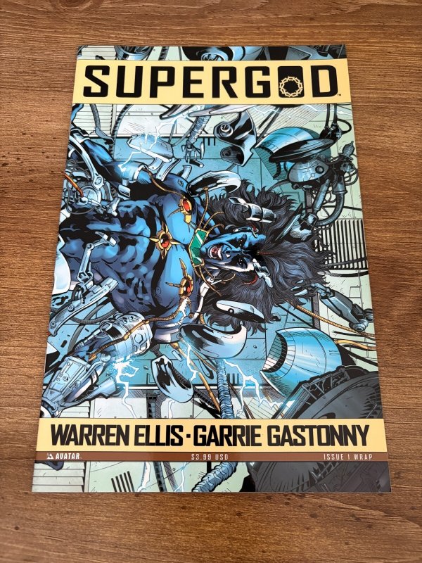 Supergod # 1 NM Wrap Variant Cover Avatar Press Comic Book 7 J332
