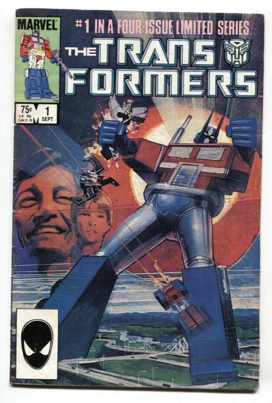 TRANSFORMERS #1 comic book 1984   First issue Marvel