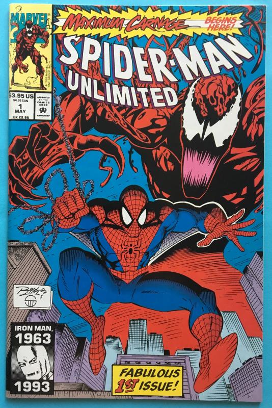 SPIDER-MAN UNLIMITED 1 CARNAGE VF/NM MARVEL COMICS