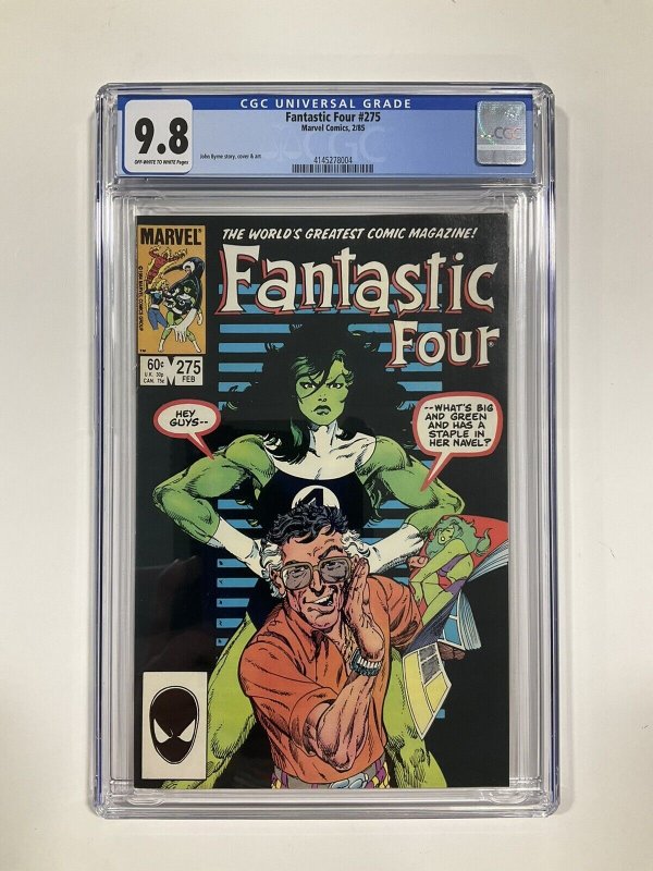 FANTASTIC FOUR 275 CGC 9.8 OW/W PAGES MARVEL 1985