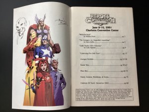 Hero-Con 2001, Comic Program To: AH! w/ multiple Sketch's/Autos, Adam Hu...