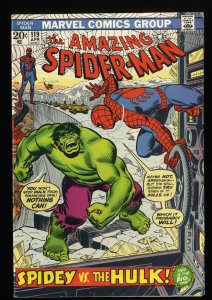 Amazing Spider-Man #119 VG+ 4.5 Spider-Man Vs Incredible Hulk!