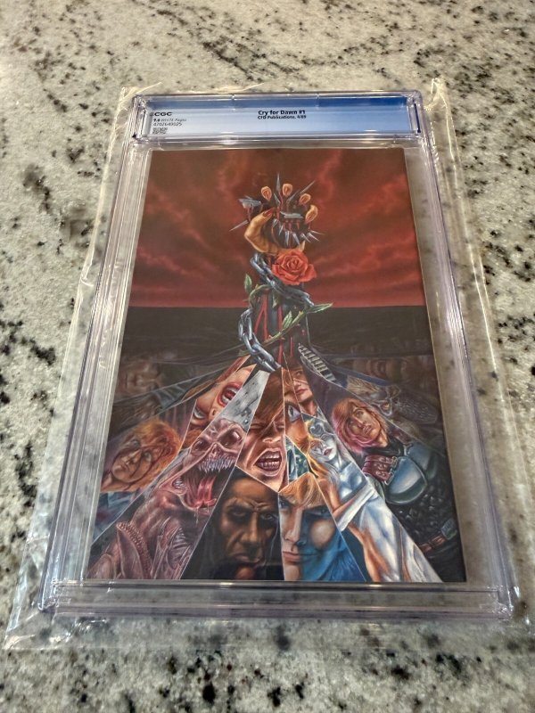 Cry For Dawn # 1 CGC Graded 9.6 Comic Book 1st Dawn Appearance Linsner 1989 JH27