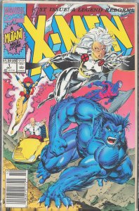 X-Men #1 Storm and Beast Cover (1991) X-Men [Key Issue]