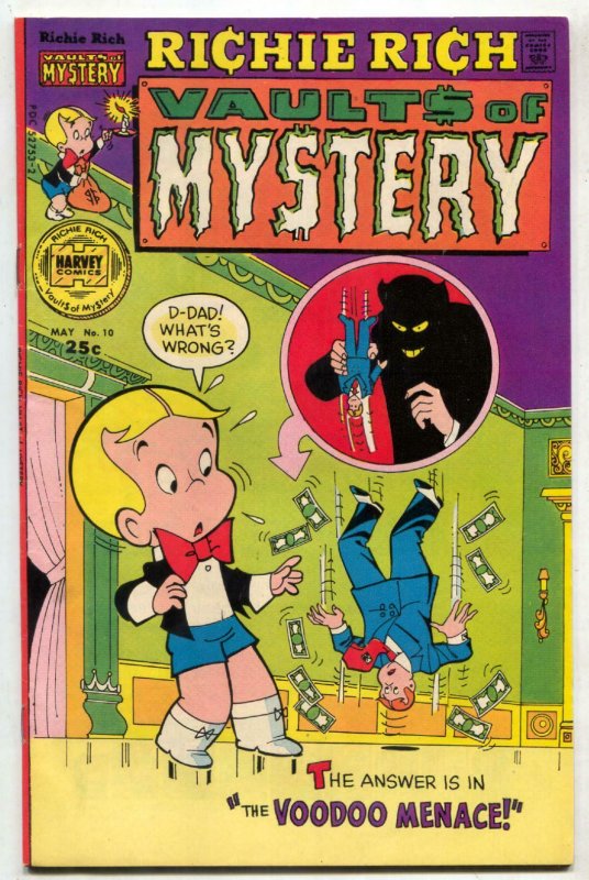 Richie Rich Vault of Mystery #10 1976 -Voo Doo Menace F/VF