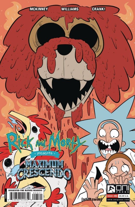 Rick and Morty Maximum Crescendo #1 Cover B Variant Comic Book 2024 - Oni Press