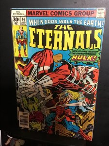 The Eternals #14 (1977) High-grade Jack Kirby Hulk X-over! VF/NM
