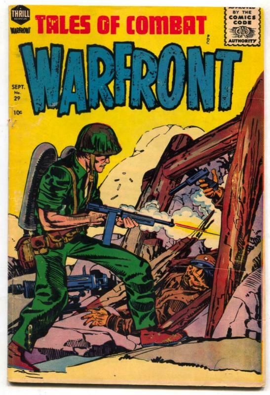 Warfront #29 1956- Kirby cover- Korean War VG-