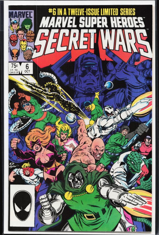 Marvel Super Heroes Secret Wars #6 (1984) Buckaroo Banzai [Key Issue]