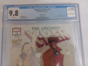 Uncanny X-Men #10 Brooks Animated Style Variant - Rogue Gambit - 2025 - CGC 9.8