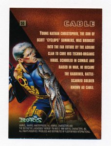 1996 Marvel Masterpieces #55 Cable