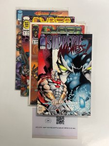 4 Image Comics Supreme # 15 + Cyber Force # 1 3 + Nightstrike # 1 65 JS30