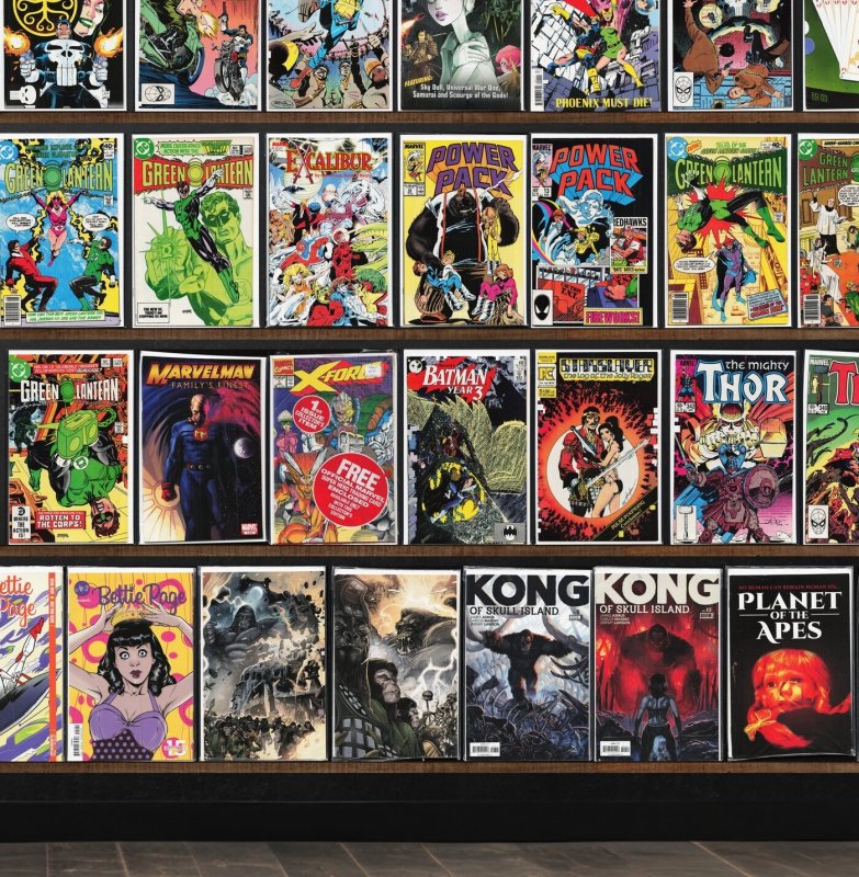 Huge Lot 140+ Comics with Power Pack, Green Lantern, Alpha Flight & More!