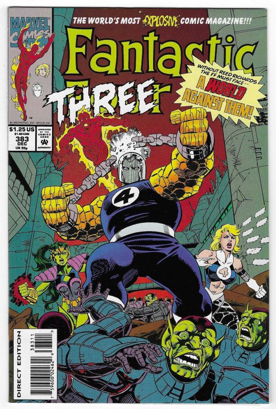 Fantastic Four #383 Direct Edition (1993)