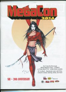 MEGACON 2014 PROGRAM BOOK- SHI 20TH ANNIVERSARY COVER-CREATORS-DEALERS-vf