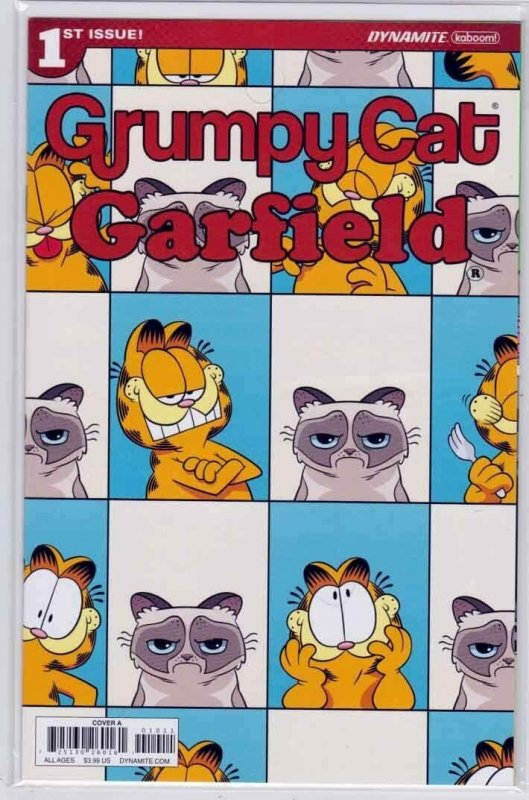 GRUMPY CAT GARFIELD #1 -3 COMPLETE SERIES OF 24 COVERS INCLUDING SIGNED COVER.
