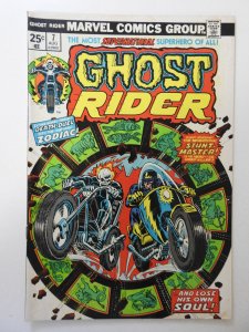 Ghost Rider #7 (1974) FN+ Condition! MVS intact!