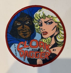 VINTAGE 1984 CLOAK AND DAGGER LOOSE SEW-ON PATCH! RARE!