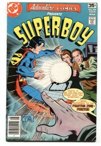 ADVENTURE #458 1978 Phantom Zone-Superboy-comic book