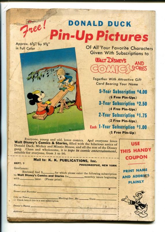 WALT DISNEY'S COMICS AND STORIES #94-1948-DELL-CARL BARKS-MICKEY-DONALD DUCK-vg