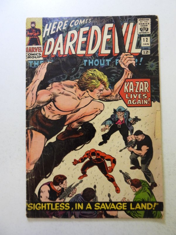 Daredevil #12 (1966) FR/GD condition 2 spine split