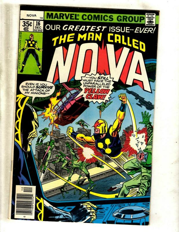 Lot Of 5 NOVA Marvel Comic Books # 15 16 18 19 20 Guardians Avengers Hulk WS10