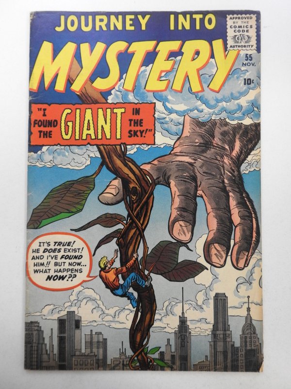 Journey Into Mystery #55 (1959) Giant In The Sky! Beautiful Fine- Condition!