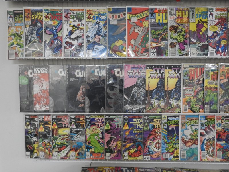 Huge Lot 160+ Comics W/ Hulk, Spider-Man, Star Wars, +More! Avg FN Condition!