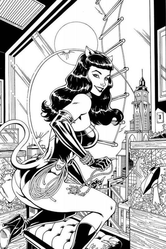 BETTIE PAGE UNBOUND (2019 DYNAMITE) #5 VARIANT 1:21 ROYLE B&W VIRG PRESALE-10/16