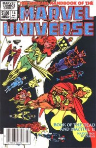 Official Handbook of the Marvel Universe (Vol. 1) #14 (Newsstand) FN ; Marvel | 