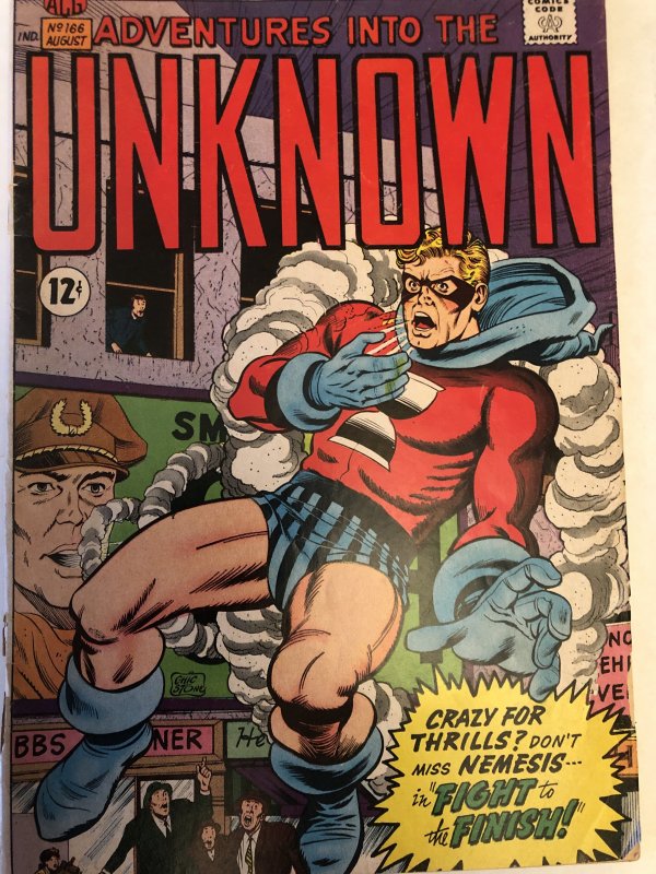 Adventures into the unknown#166, VG, chic stone art