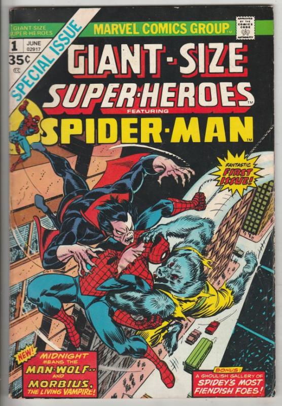 Giant-Size Super-Heroes Featuring Spider-Man #1 (Jun-74) FN/VF Mid-High-Grade...