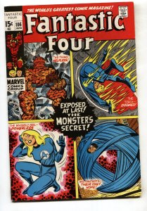 FANTASTIC FOUR #106--1971-- THE TORCH--THING--JOHN ROMITA --comic book