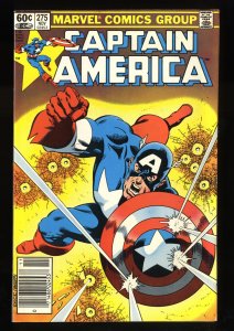 Captain America #275 VF- 7.5 Newsstand Variant 1st Baron Zemo II!
