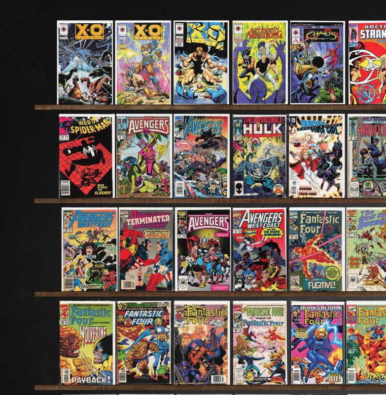 Huge Lot 150+ Comics with The Avengers, Fantastic Four, X-Factor & More!