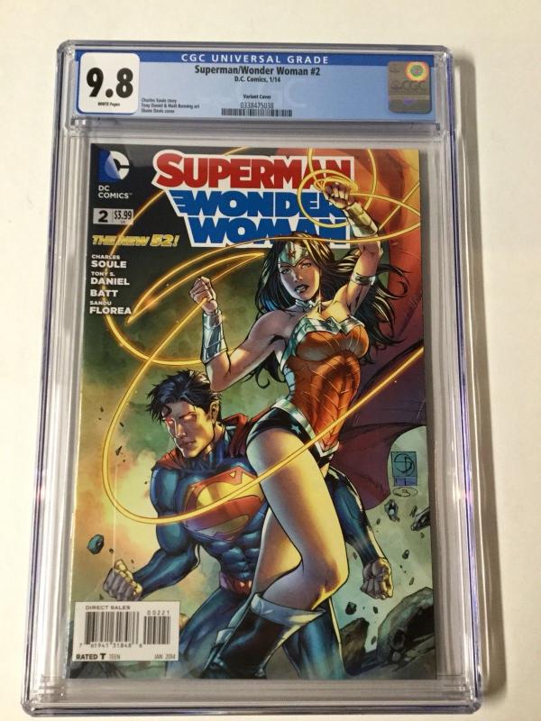 Superman Wonder Woman 2 Cgc 9.8 Variant