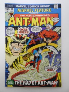 Marvel Feature #10  (1973) vs Doctor Nemesis! Beautiful Fine+ Condition!