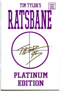 RATSBANE Signed PLATINUM #1, NM-, Tim Tyler, Fathom Press, Horror, 1993
