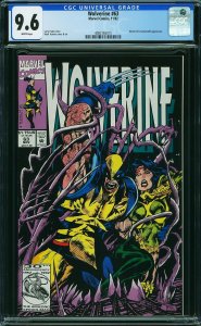 Wolverine #63 Direct Edition (1992) CGC 9.6 NM+