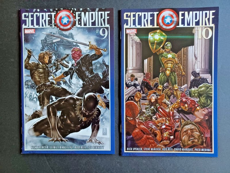 Secret Empire #0 1-10 Complete Set + #1 Variant & Lenticular Promo - 2017 - NM