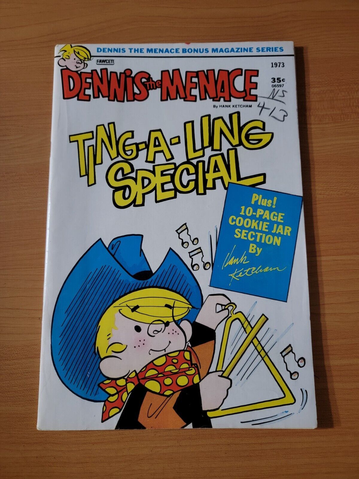 Dennis The Menace Bonus Magazine Series 115 ~ Fn Very Fine Vf ~ 1973 Fawcett Comic Books