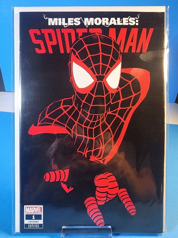 WHAT IF...MILES MORALES #1 Mike Mayhew Studio Variant Set of Cover A & Cover B Virgin Justice Glow Signed with COA